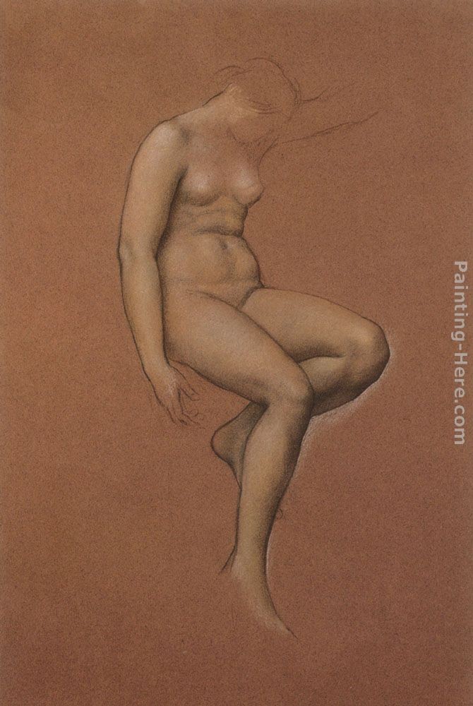 Evelyn de Morgan Study for In Memoriam